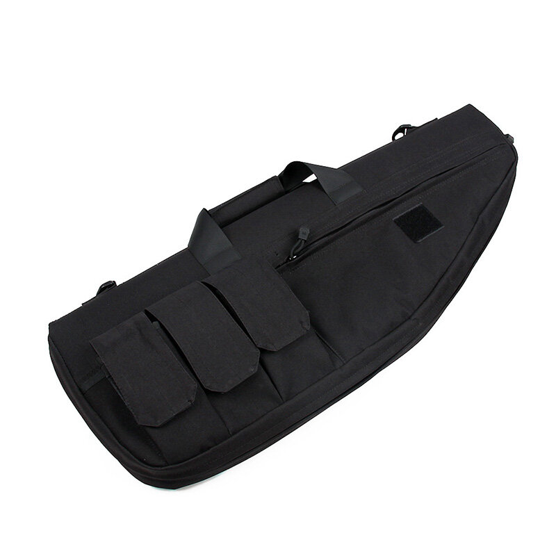 Capa de airsoft bolsa de ombro à prova d'água, 70cm 600d., bolsa de arma de tecido oxford para caça ao ar livre.