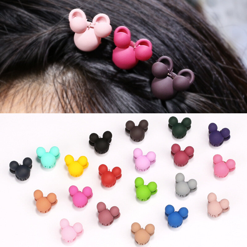 20Pcs Bunte Sortierte Kleine Haar Clips Mini Haar pin Cute Claws Klammern Dekor für Mädchen Viele Formen Einfache Design haar Ornament
