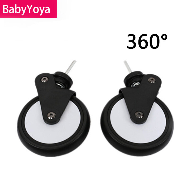 BABYYOYA-cochecitos de bebé, ruedas delanteras, silla de paseo, rueda trasera de goma para YoYo, Yoya, accesorios para cochecito con herramientas