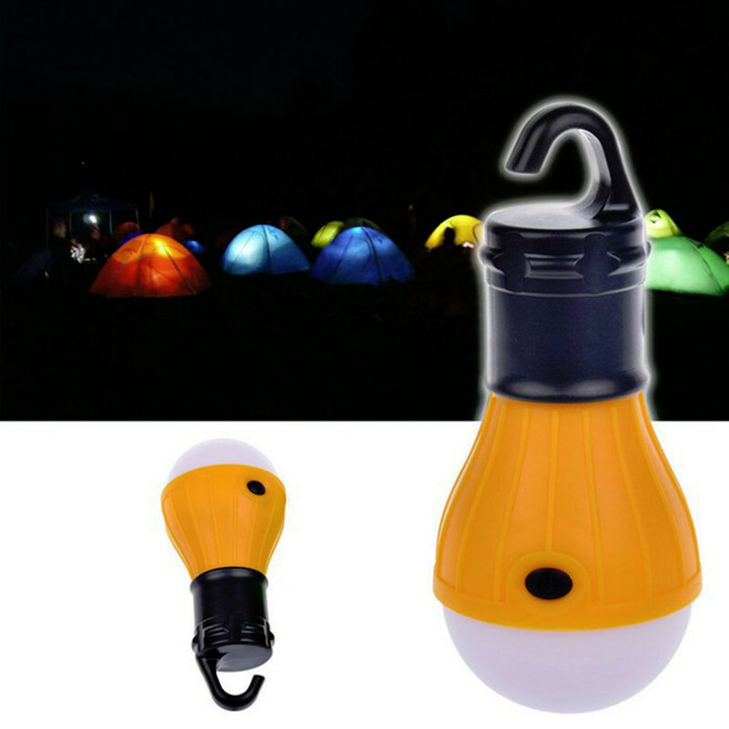 Mini lanterna portatile lampadina di emergenza a batteria accessori da campeggio per tende da campeggio all'aperto luce per tende da spiaggia all'aperto