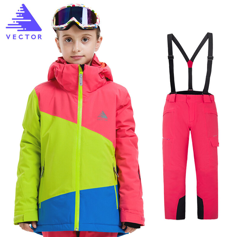 Детские зимние лыжные комплекты, новый детский зимний костюм, пальто, лыжный костюм для девочек, лыжный костюм для мальчиков, одежда для сно...