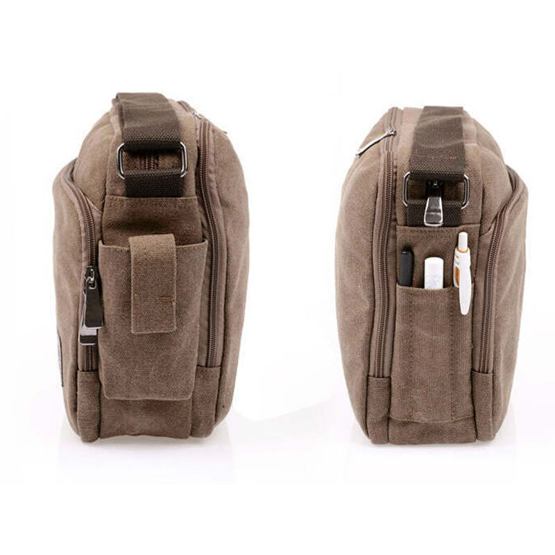 High Quality Multifunction Canvas Bag travel bag men messenger bag brand men's crossbody bag luxury vintage style briefcase w304