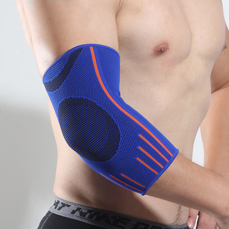 Unisex Arm Protector Lengthen Elbow Support Workouts Breathable Tennis Elbow Brace Pads Volleyball Compression Sleeve Outdoor
