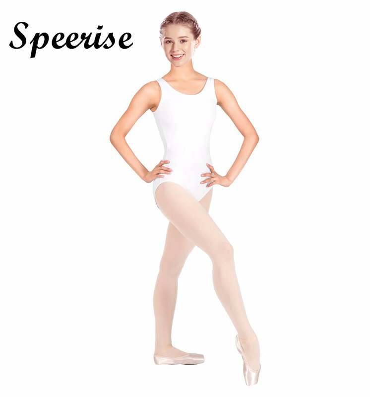 Speerise-ثوب رقص نسائي بدون أكمام ، لباس رقص للجمباز ، قابل للتمدد ، زي قصير للبالغين