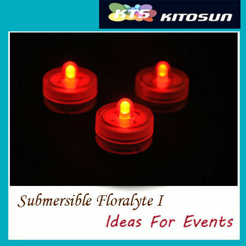 (3000 Buah/Lot) CR2032 Baterai Dioperasikan 11 Warna Super Terang LED Mini Kapal Selam LED Floralyte Tahan Air LED Lilin Cahaya Teh