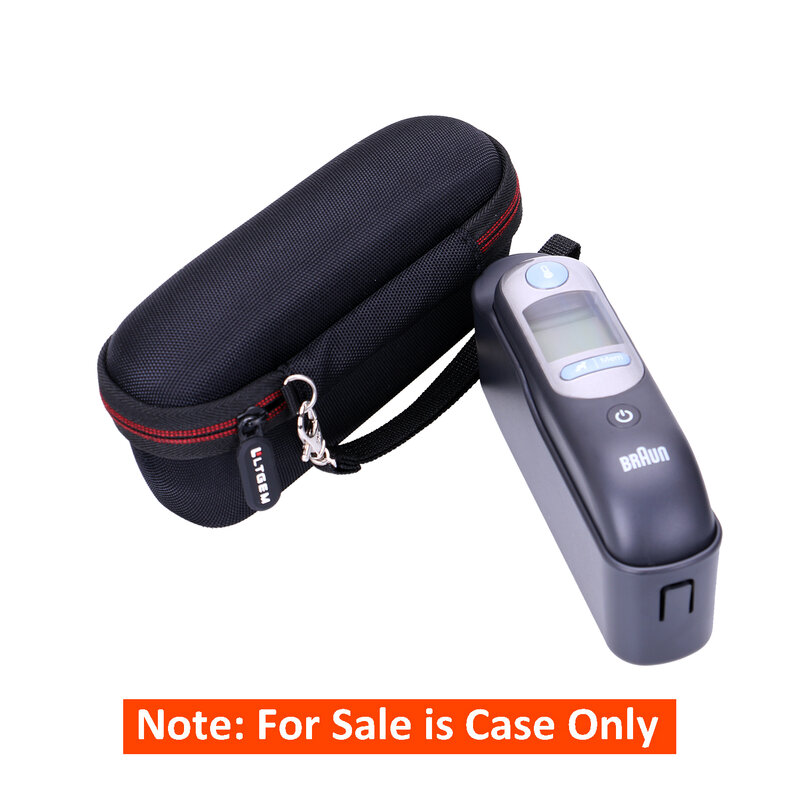 LTGEM EVA Shockproof Carrying Hard Case for Braun Digital Ear Thermometer ThermoScan 5 IRT6500 & Braun ThermoScan 7