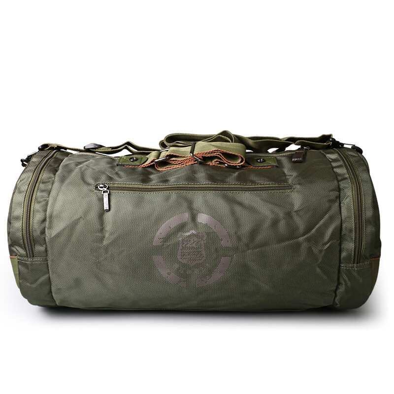 RuilTravel 남성 위장 여행 가방, 접이식 옥스포드 천 가방 보호 휴대용 방수 어깨 레저 가방