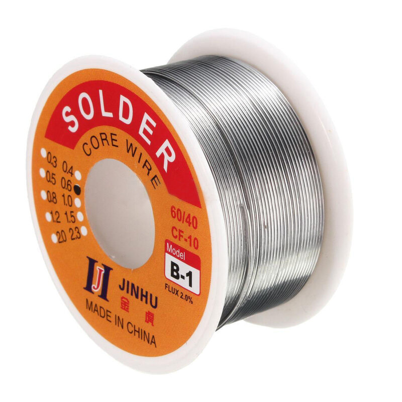Generic 0.6mm 100G Tin Lead Roll Solder Wire Rosin Core Soldering 2% 60/40