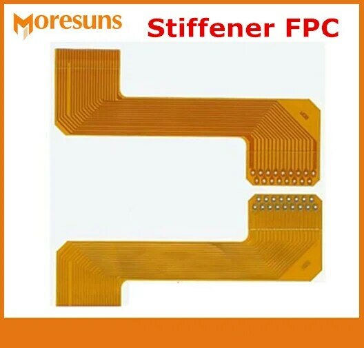 Placa de circuito impreso Flexible de poliimida dorada de inmersión personalizada/placa FPC de poliimida química, PCB Flexible Goldfinger