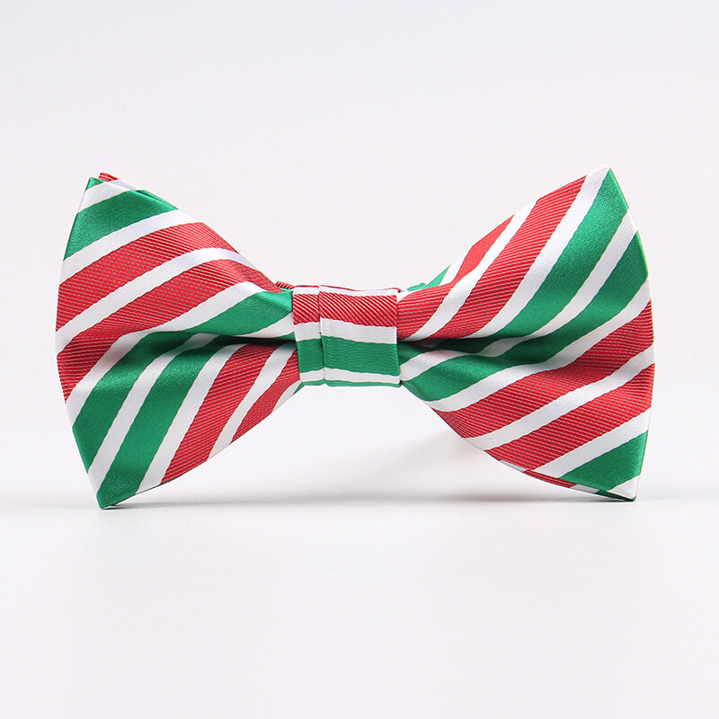 Мужской Рождественский галстук-бабочка GUSLESON с рисунком снежника и дерева, Модный повседневный праздничный галстук-бабочка, Подарочный мужской галстук-бабочка