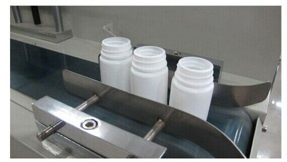 Máquina automática de sellado, sellador de inducción de papel de aluminio para botellas de escritorio, LGYF-1500A