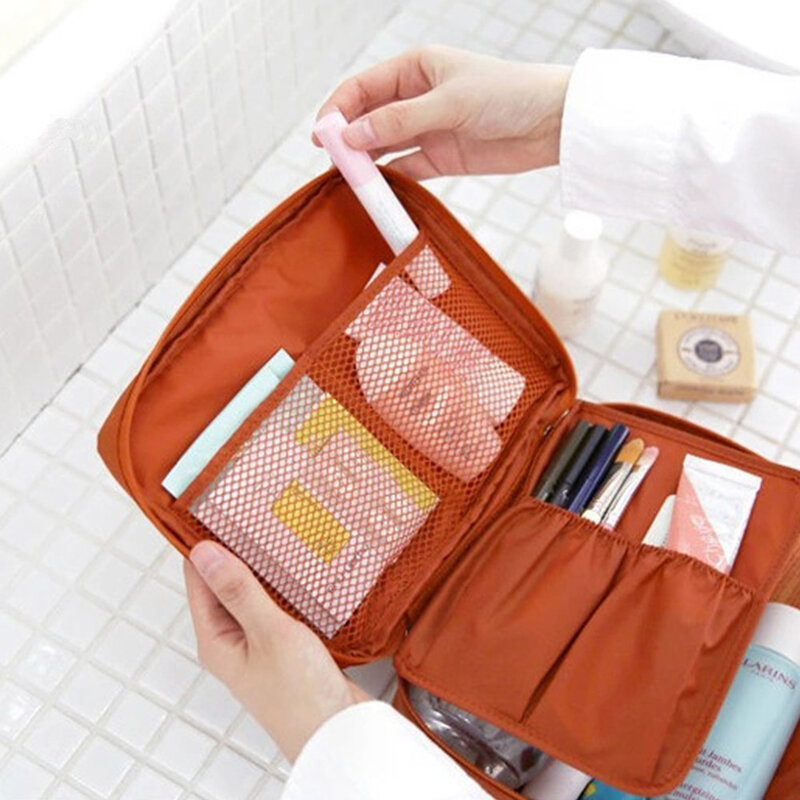 Cosmetic Bag Organizer Waterproof Portable Makeup Bag 2021 Brand Hot Sale Fashion Travel Women Necessity Beauty Case Wash Pouch