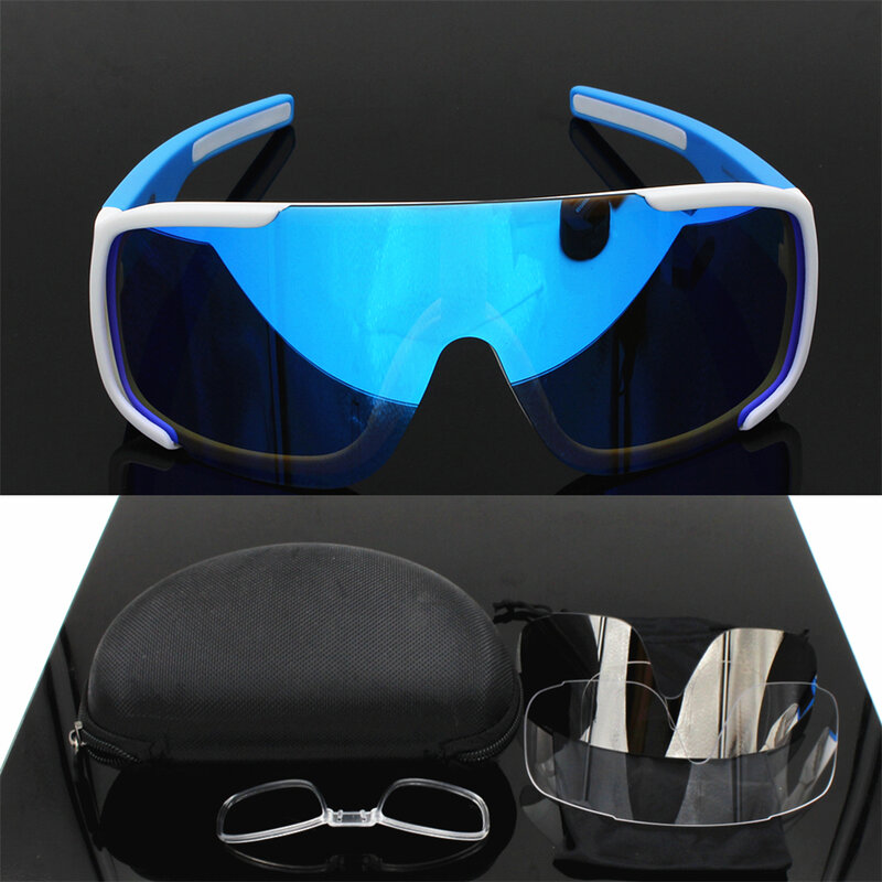 Brand aspire 3 Lens Airsoftsports Cycling Sunglasses Men women Sport Mtb Mountain Bike Glasses fishing Eyewear Full color
