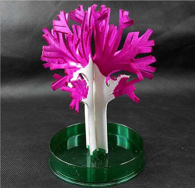 2019 135mm H różowy duży papier japoński magia Sakura drzewa magicznie rosnące drzewa zestaw pulpit kwiat wiśni zabawki edukacyjne 2 sztuk