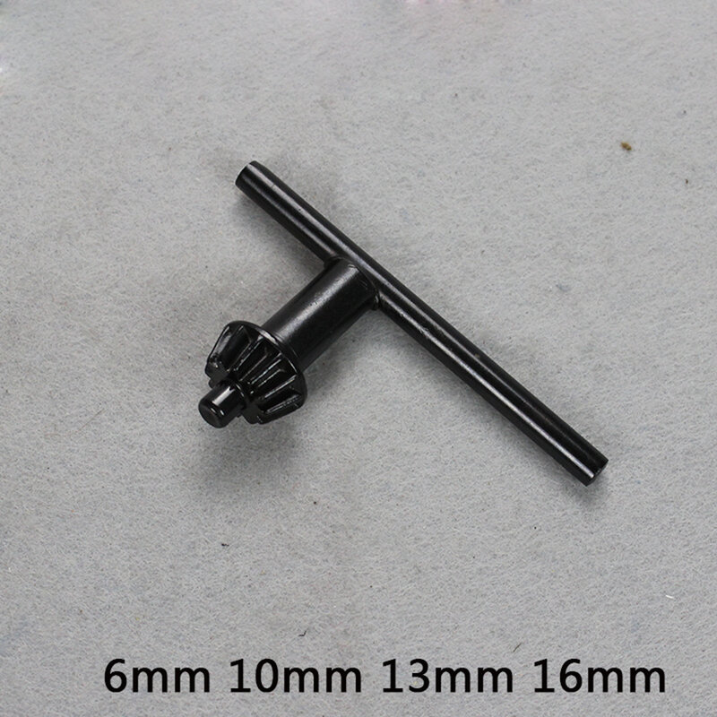 Llave de Portabrocas de Mano Eléctrica, pieza de herramienta, llaves de portabrocas aplicables a 6mm, 10mm, 13mm, 16mm, portabrocas con cubierta de goma