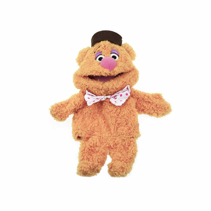 1 unids/lote, 25 cm la lindas Muppet Show Kermit la rana oso Fozzie Chef sueco mano de la felpa para regalo de los cabritos