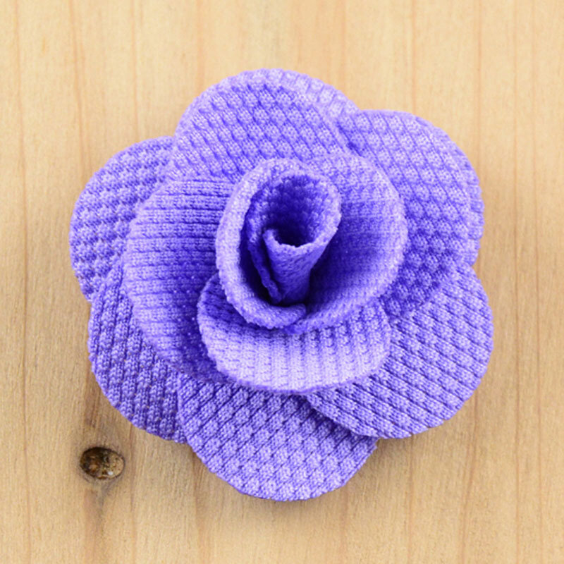 160 teile/los, 4 CM Petite Rosen Blume, Leinen Blume, sackleinen stoff DIY Blume