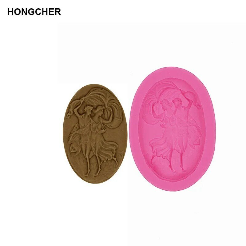 New Angel Fairy Fondant Cake Silicone Mould Chocolate Mould, Cake Dessert Decorating Mold, Kitchen Baking Gadget, Cookie Mousse