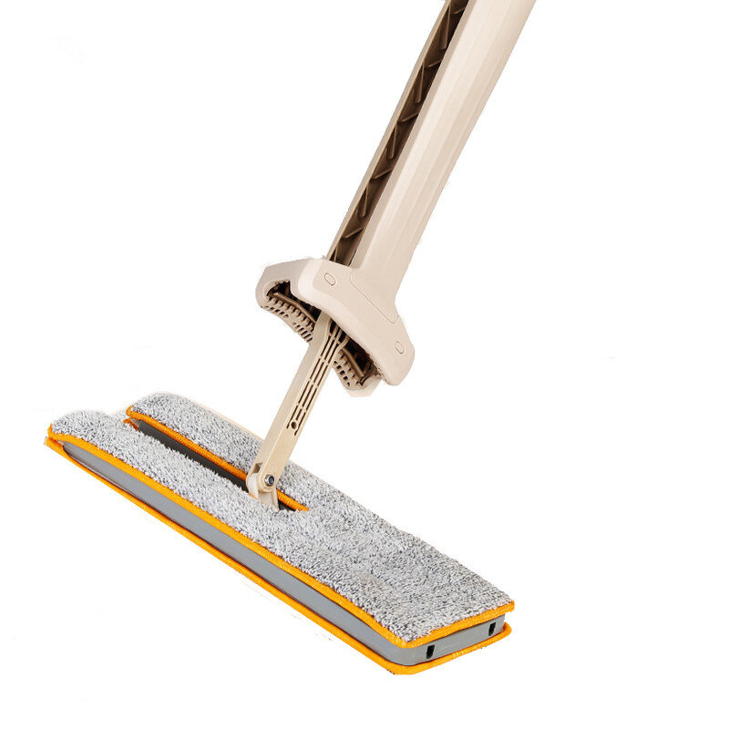 Double Sides Flat Magic Mop Hand Push Sweepers Without Electricity Dustpans Hard Floor Lazy Vassoura Self-Wringing Mops