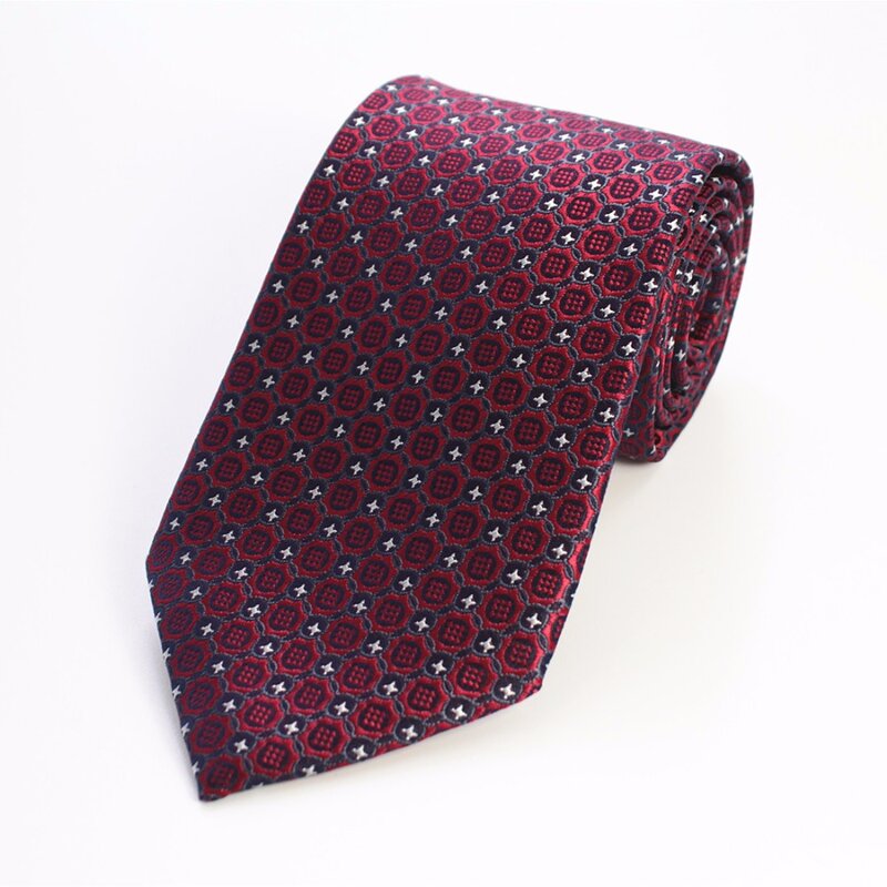 GUSLESON 8cm krawaty 2017 nowy marka mężczyzna moda Dot paski krawaty Hombre Gravata krawat klasyczny biznes swobodna, zielona krawat dla mężczyzn
