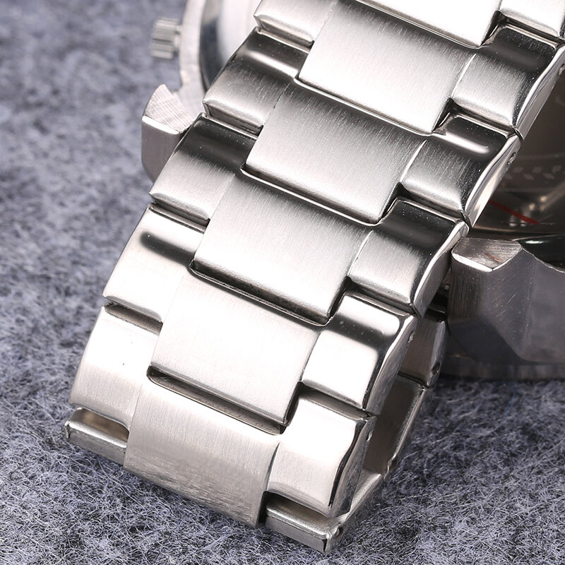 Cagarny-reloj analógico de acero inoxidable para hombre, accesorio de pulsera de cuarzo resistente al agua con calendario, complemento masculino deportivo de marca de lujo con diseño moderno, 2022