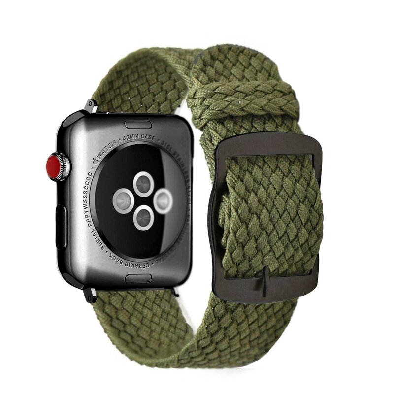 Fashion Loop strap Nylon wrist bracelet watch Accessories for Apple Watch band 1/2/3 42mm 44mm for iwatch band 4/5 38mm 40mm