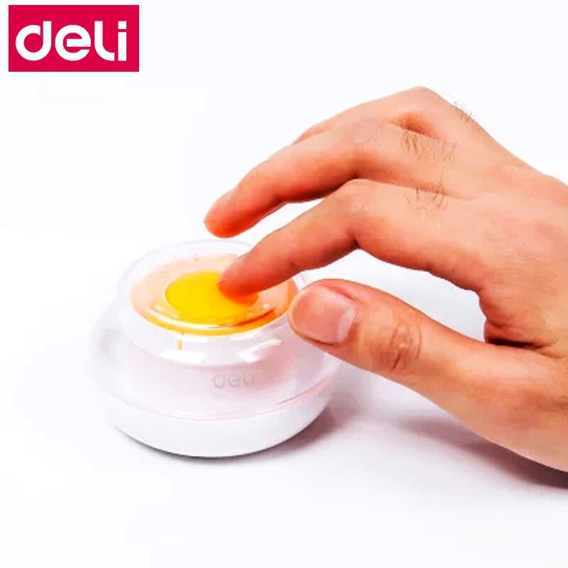 Аппарат для влажной руки Deli 9109, инструмент для смачивания пальцев для офиса, финансовый аналитик, доставка круглых мячей