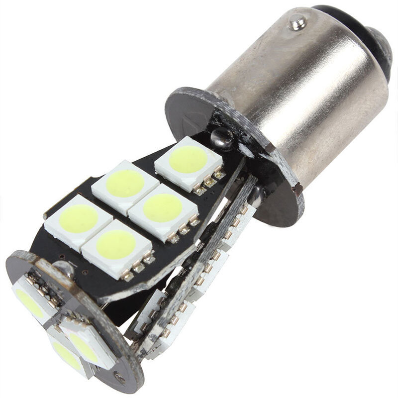 Canbus LEDカーライト,エラーなし,1157 bay15d 5050 18, 電球,白,2個