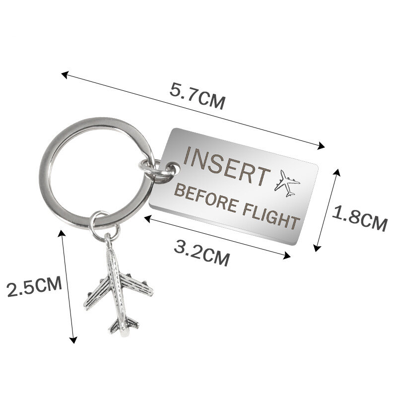 Etiqueta de equipaje, accesorios de viaje grabados, Rmove antes del vuelo, etiquetas de bagage para la tripulación de vuelo, piloto, amante de la aviación