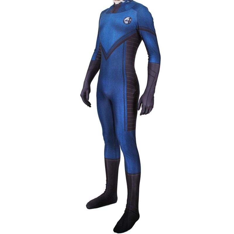 Kostum Cosplay Film Fantastic Four Superhero Zentai Bodysuit Suit Jumpsuits