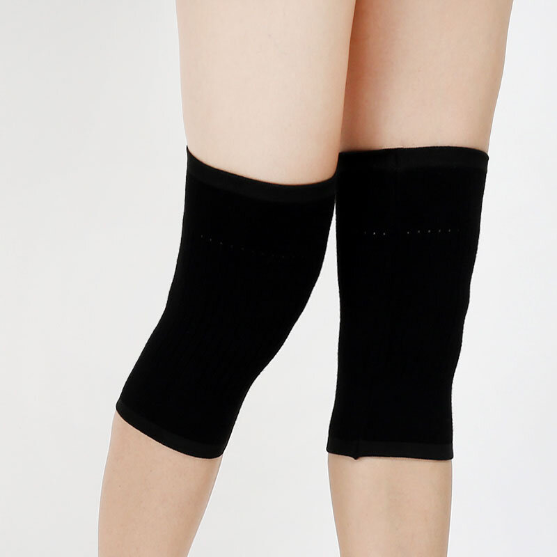 Wanita Wol Ringan Hangat Lengan Lutut Padat Musim Dingin Tahan Dingin Hangat Lutut Wol Rajutan Tempurung Lutut Tinggi Pelindung Lutut Penghangat Kaki