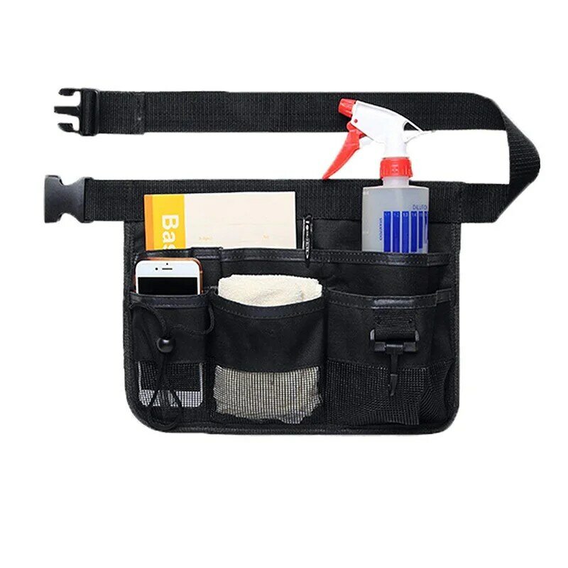 Kit de herramientas Oxford, bolsa organizadora de cinturón de cintura para trabajo de jardinería, delantal de herramientas de enfermera, bolsa de cintura para llave inglesa, martillo y destornillador