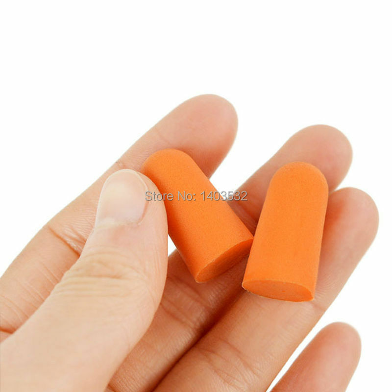 20Pairs Authentic Foam Soft  Ear Plugs Noise sleep Reduction Norope Earplugs Swimming Protective earmuffs Free Shipping