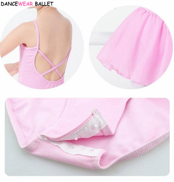Vestido de Ballet para niñas, leotardo de gimnasia de manga larga, ropa de Ballet rosa, Ropa de baile con faldas de gasa