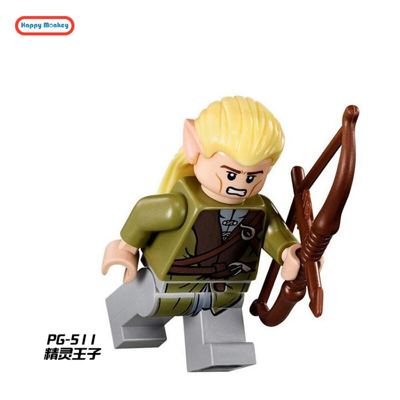 Legoinglys senhor dos anéis e star wars figuras de ação gandalf frodo elrond balin blocos de construção brinquedos presente wy30
