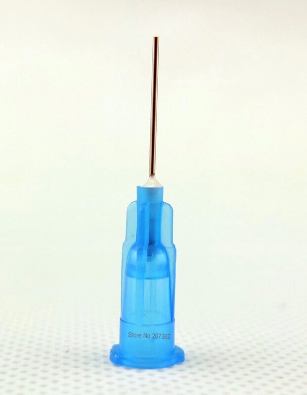 50pk 23gauge 1/2inch Flow Resin Dispense Tips | Luer Slip Blunt Needle