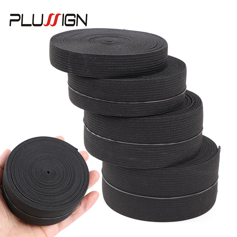 Hot! Wig Elastic Band 1.5/2.5/3/3.5/4Cm Width Elastic Band For Wigs Diy Black Nylon High Quality Wig Making Accessories 5Meters
