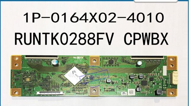 Placa lógica RUNTK0288FV CPWBX ZLZD para pantalla 4K, 1P-0164X02-4010, T-CON