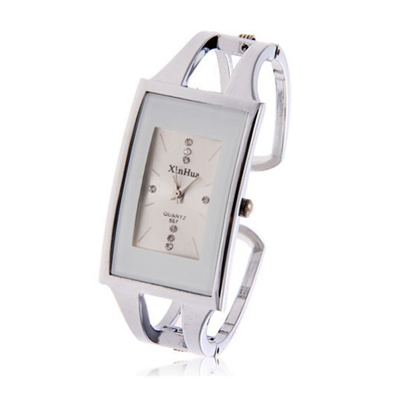 Top Brand Luxe Crystal Armband Horloges Rvs Mode Dameshorloge Vrouwen Horloges Vrouwelijke Klok montre femme