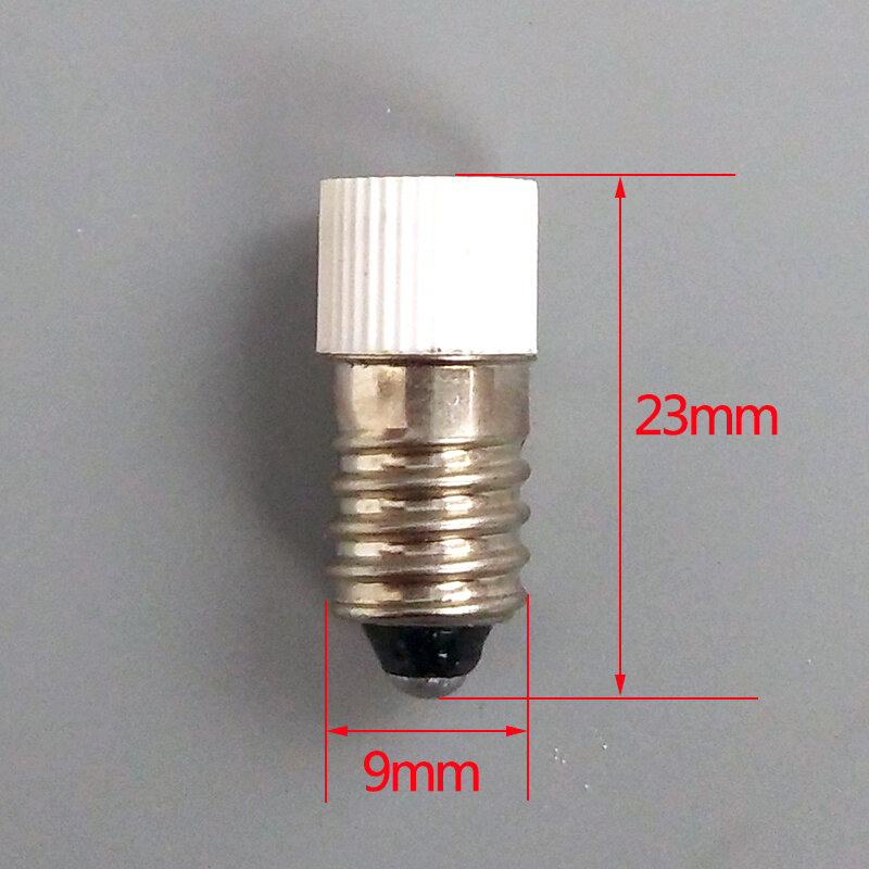 E10mm screw LED 6.3V button indicator light bulb lamp red yellow blue green white color  lights instrument 