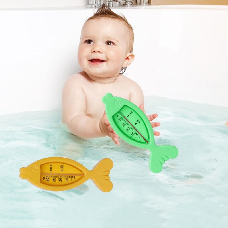 Termómetro de baño con forma de pez de dibujos animados para bebé, juguete de ducha para niños, Sensor de temperatura, bañera infantil, termómetro de baño de agua, 0-45 ℃