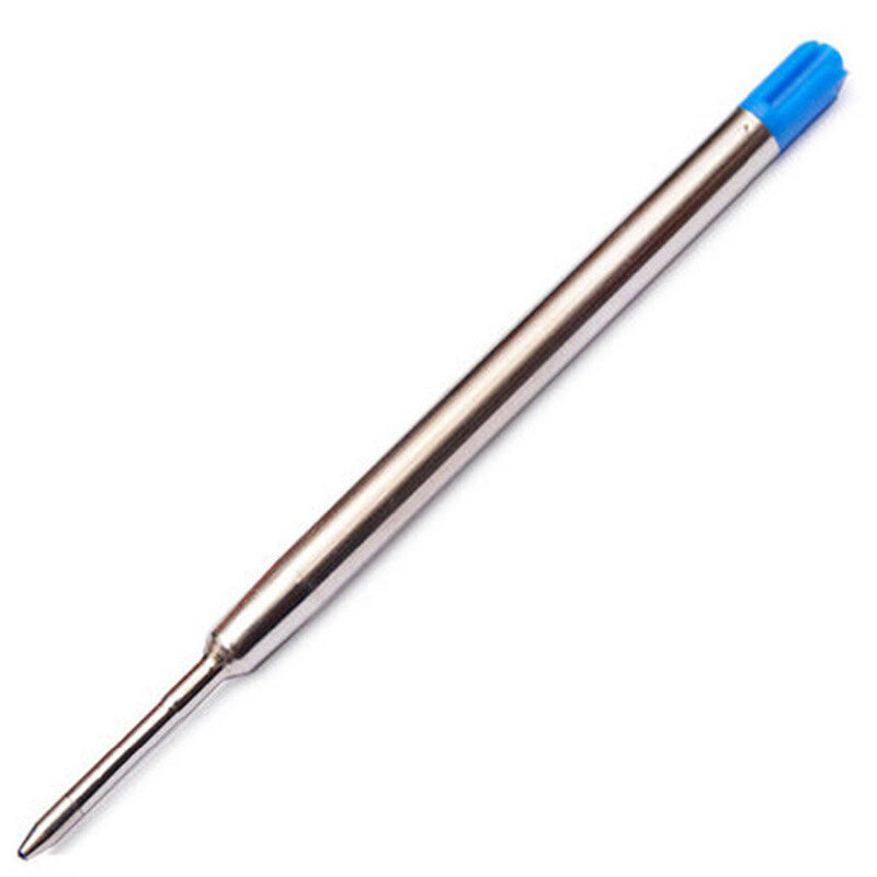 5 pçs/lote Cartucho De Metal Caneta Esferográfica Recargas Preto/Tinta Azul Para Auto-Defesa Tactical Pen Self Defense suprimentos Acessórios