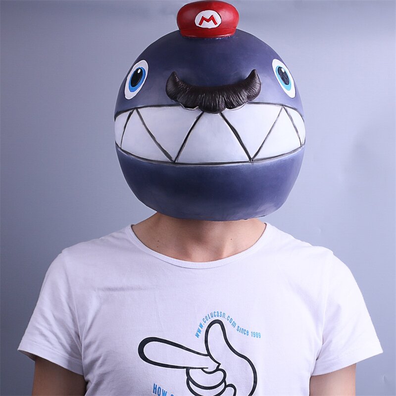Game Super Mario Odyssey Mask Cosplay Odyssey Costume Bomb Mask Handmade Monster Mask