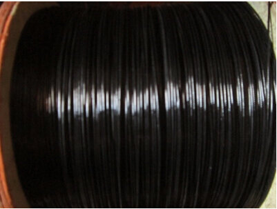 Wkoosa średnica 1.5mm lina ze stali nierdzewnej powlekane tworzywem czarny 100 metr