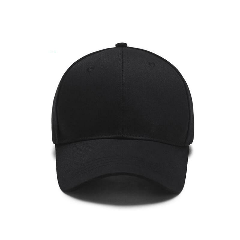Черная однотонная бейсболка 2019, Снэпбэк кепки, кепки, головные уборы, регулируемые повседневные кепки, стиль хип-хоп
