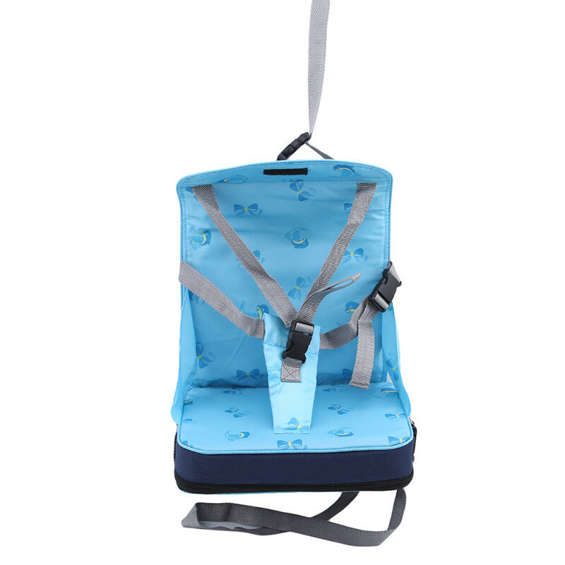 Utile borsa da pranzo per bambini seggiolino portatile per bambini Oxford tessuto impermeabile tessuto da viaggio pieghevole cintura per bambini seggiolone