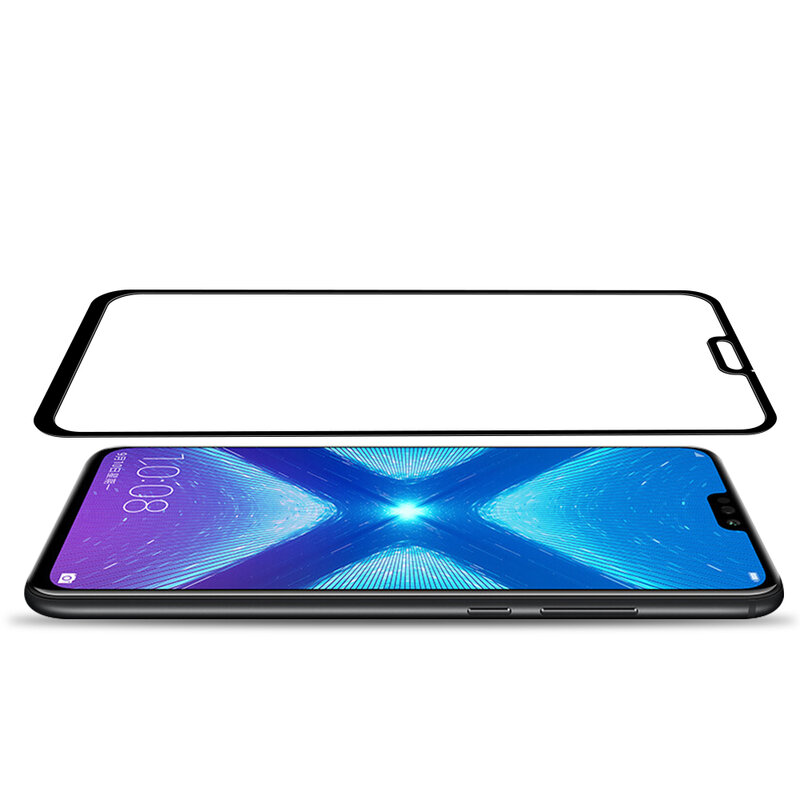 Защитное стекло на экран для смартфона Huawei Honor 8X, закаленное