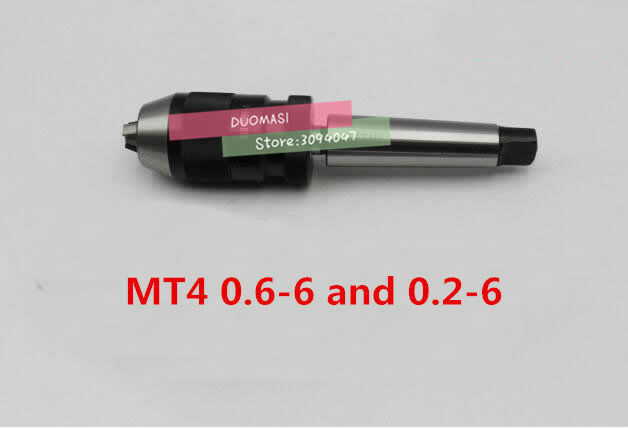 Mandrin de perceuse à verrouillage automatique 0.2-6mm et tige de liaison à tige conique MT4 0.6-6mm, tour, fraiseuse, perceuse