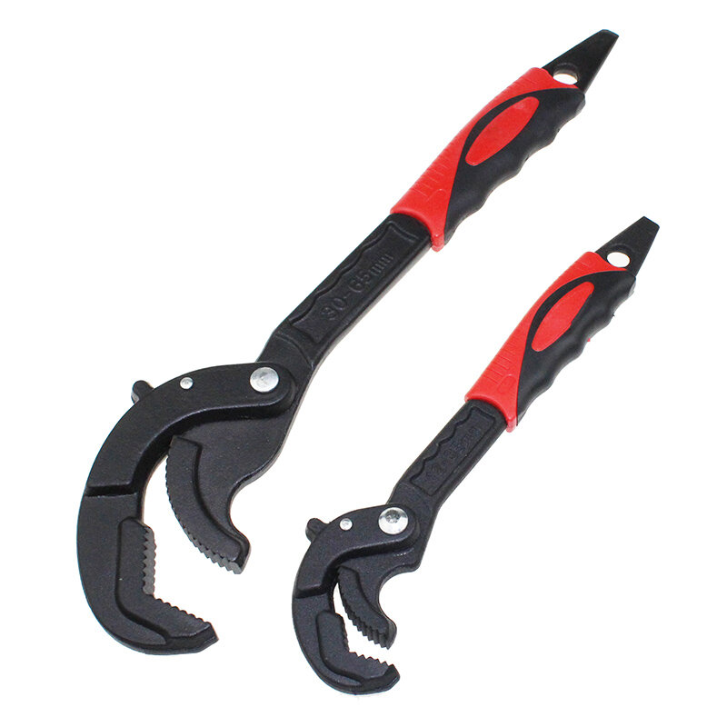 Free ship Universal Key Pipe Wrench Open End Spanner Set High-carbon Steel Snap N Grip Tool Plumber Multi Hand Tool