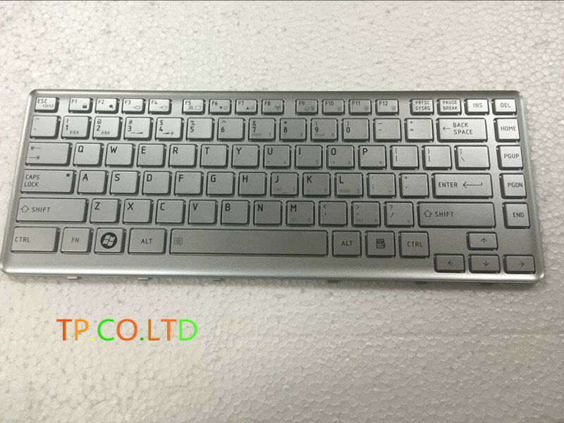 Keyboard baru untuk Toshiba Satellite Pro T230 T230D T235 T235D US perak Bingkai GRATIS PENGIRIMAN